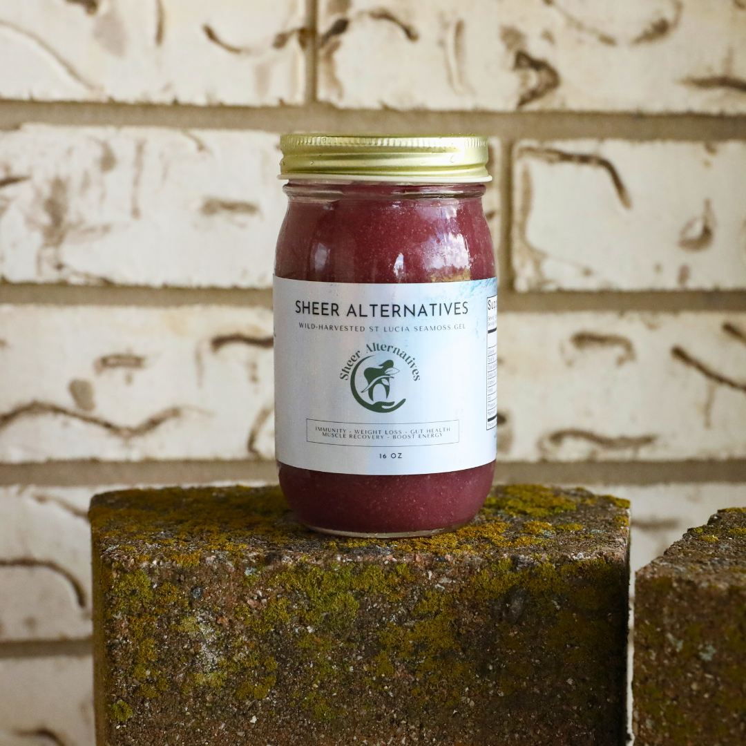 Sheer Alternatives Sea Moss Gel | St Lucia Sea Moss Gel | Wild-Harvested