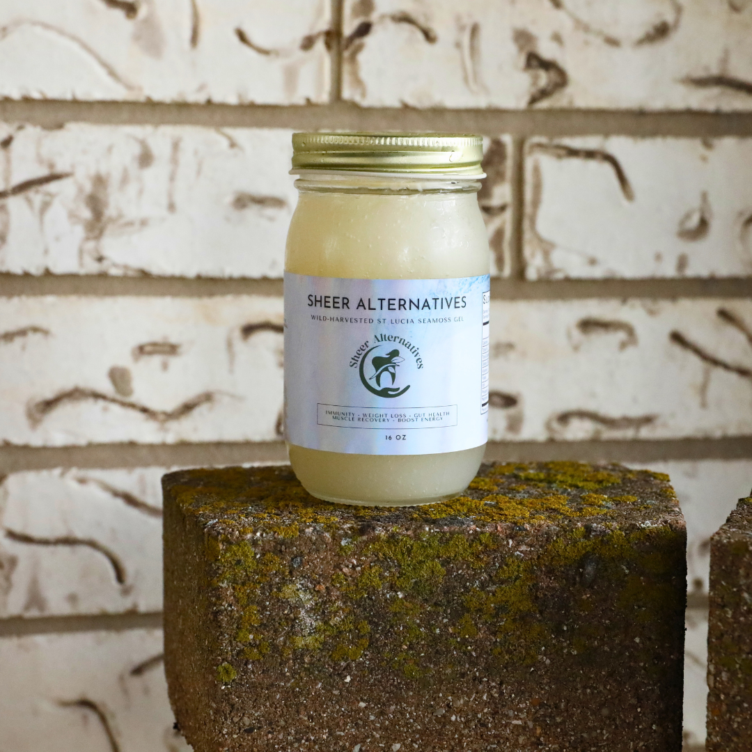 Sheer Alternatives Sea Moss Gel | St Lucia Sea Moss Gel | Wild-Crafted - Sheer Alternatives