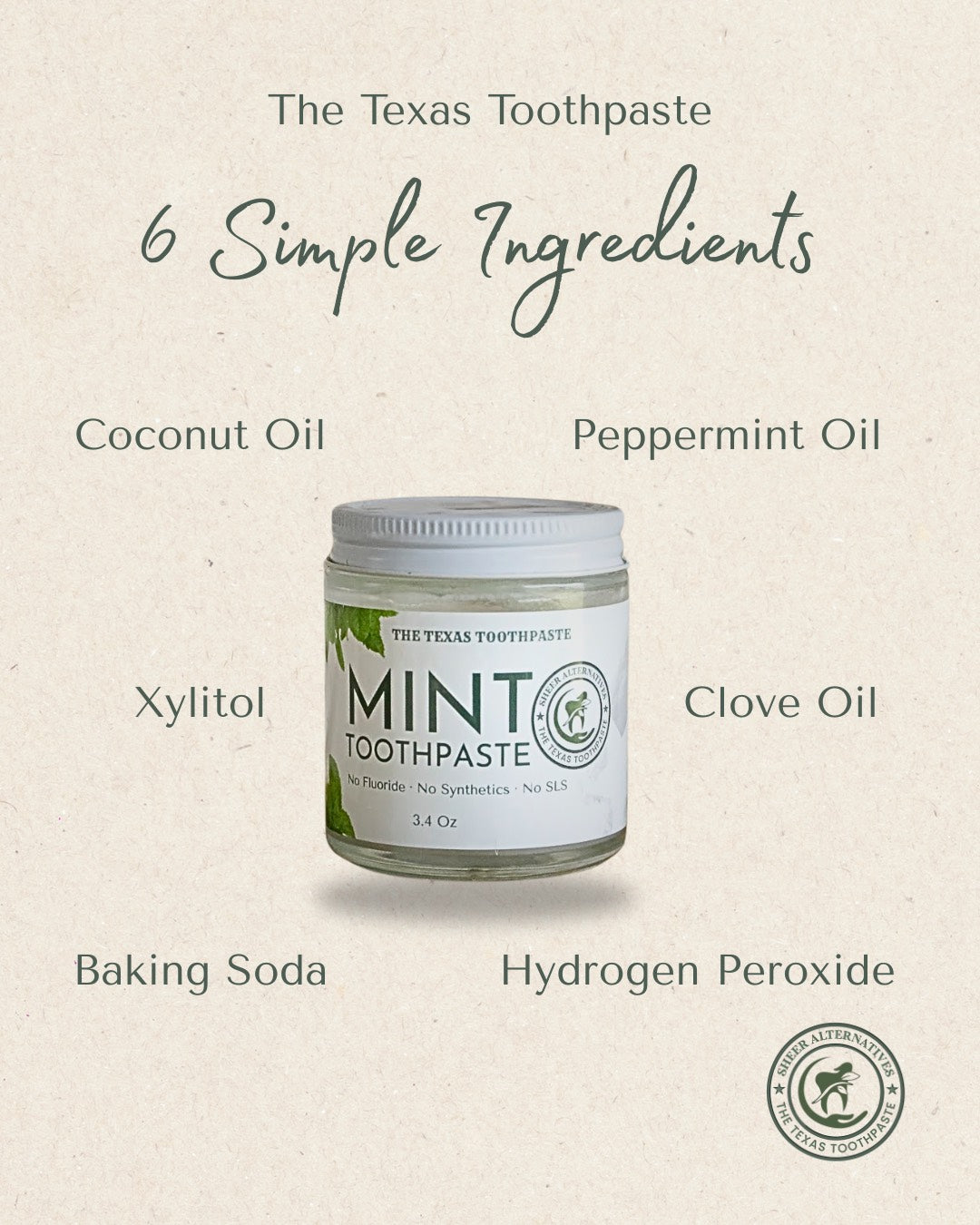 Whitening Toothpaste | Organic Toothpaste | The Texas Toothpaste