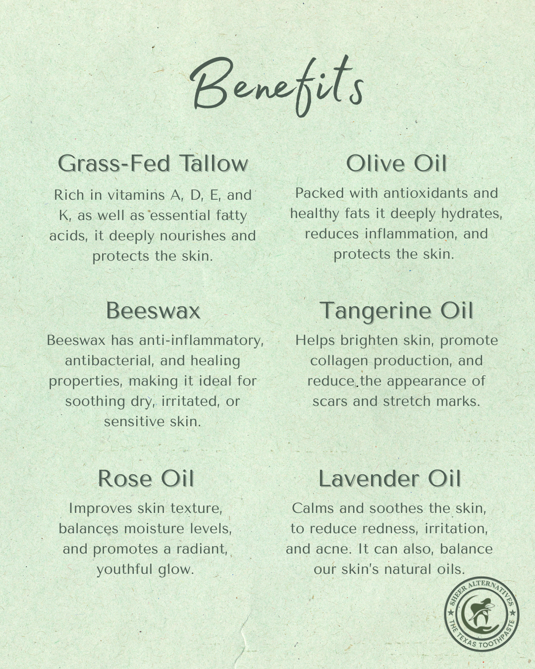 Premium Tangerine Rose Tallow Balm – 3oz | Brightening Natural Moisturizer with Lavender & Beeswax