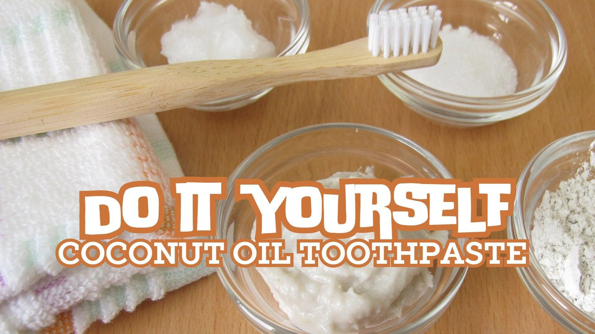 DIY Coconut Oil Toothpaste