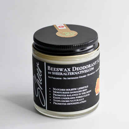 Sheer Alternatives Natural Beeswax Deodorant | Natural Deodorant - Sheer Alternatives