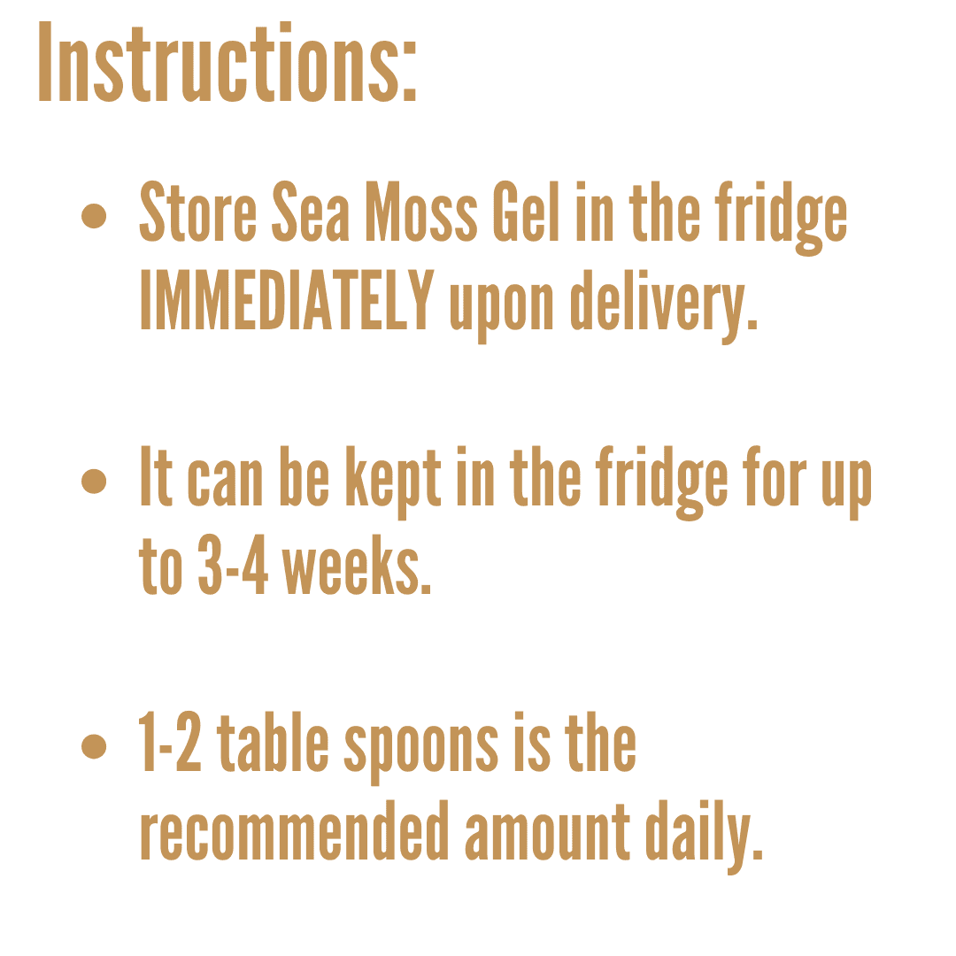 Sheer Alternatives Sea Moss Gel | St Lucia Sea Moss Gel | Wild-Crafted - Sheer Alternatives