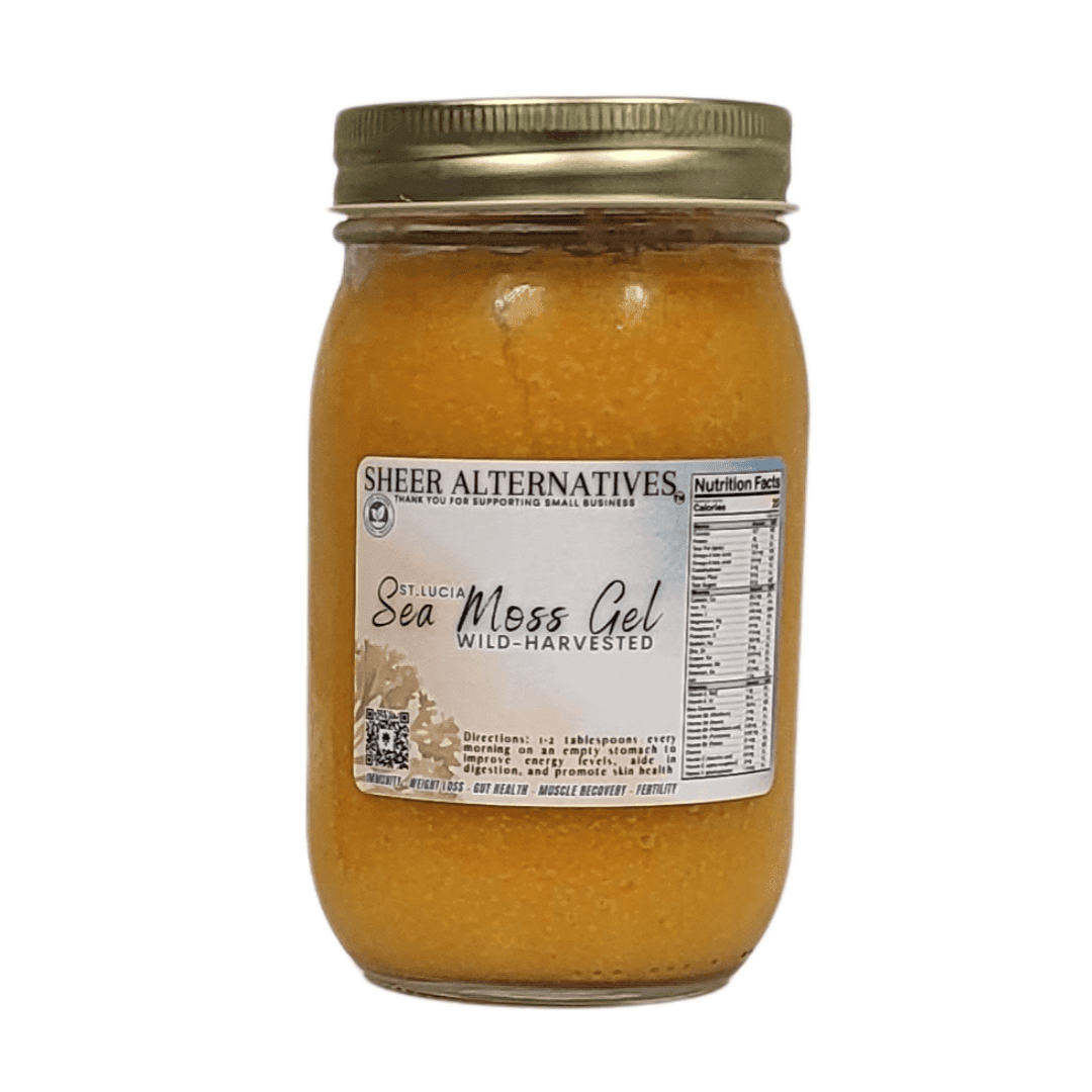 Sheer Alternatives St Lucia Sea Moss Gel | Turmeric | Ginger - Sheer Alternatives