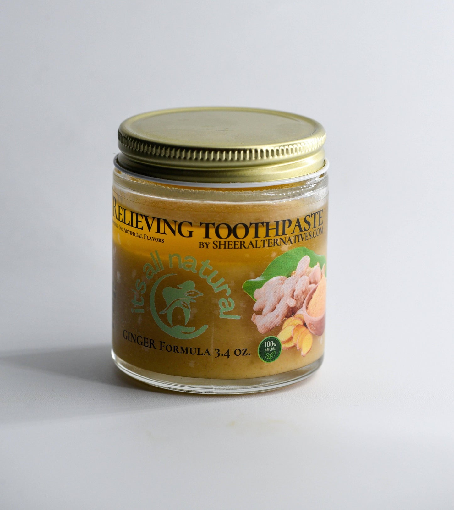 Sheer Alternatives Organic Ginger Toothpaste | Antiseptic Toothpaste - Sheer Alternatives