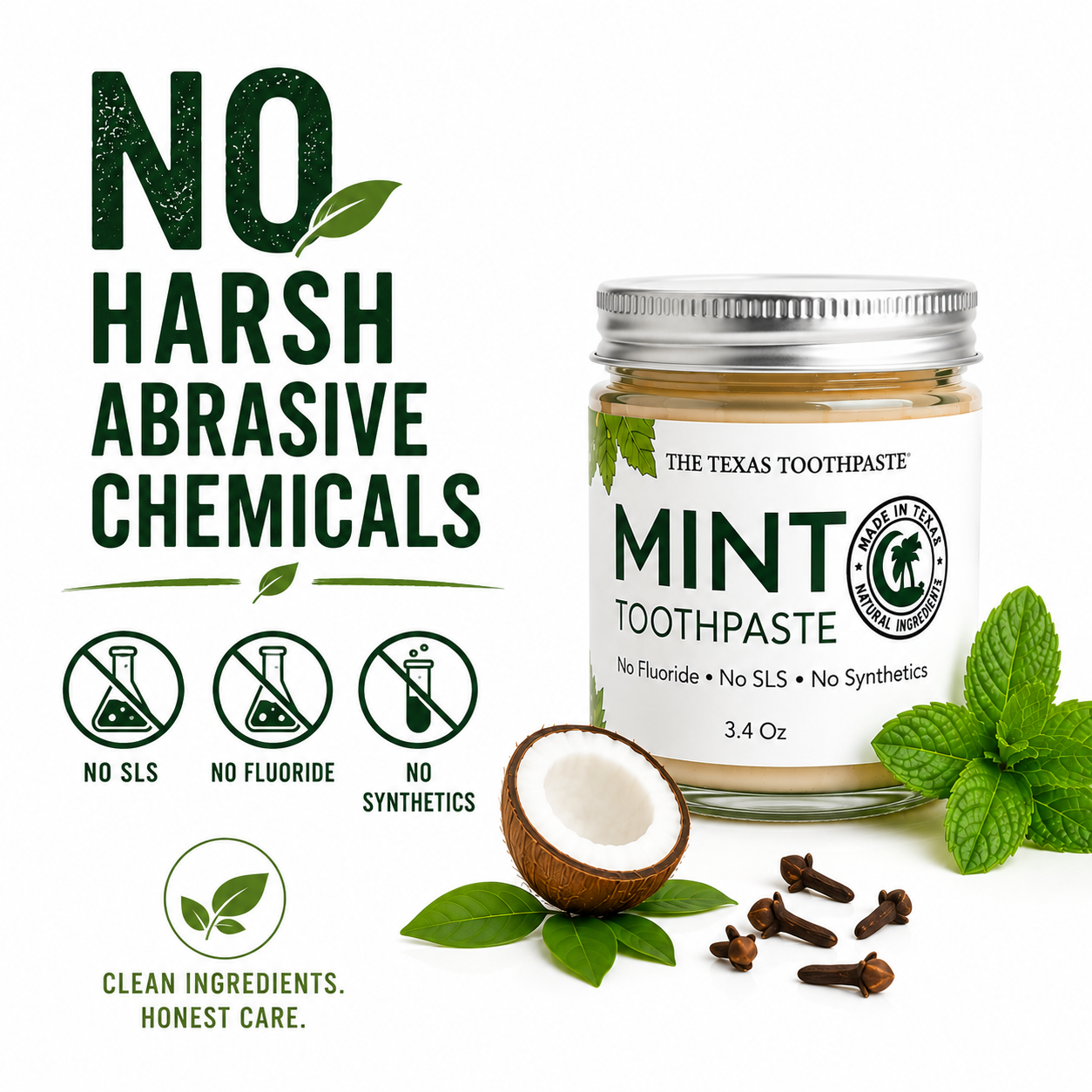 The Texas Toothpaste by Sheer Alternatives | Eco-Friendly Texas Made | Forney TX | Veteran-owned