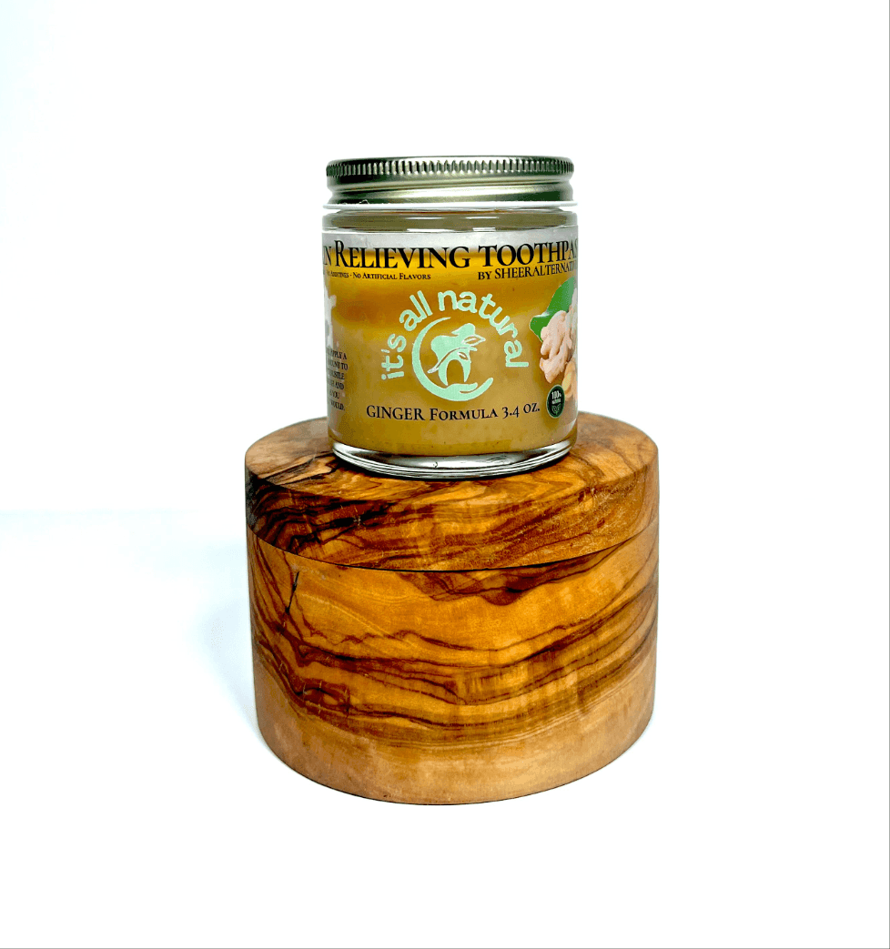 Sheer Alternatives Organic Ginger Toothpaste | Antiseptic Toothpaste - Sheer Alternatives