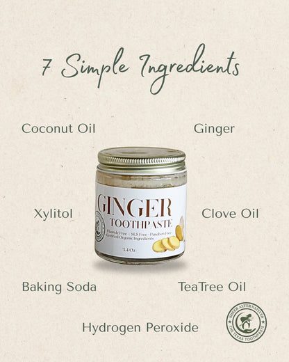 Natural Toothpaste | Ginger Toothpaste