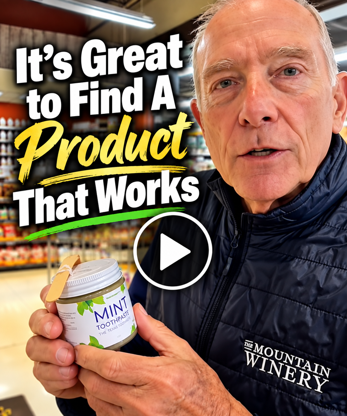 Load video: Austin Texas man appreciates finding a prodcut in Texas that works and does what it says it is going to do