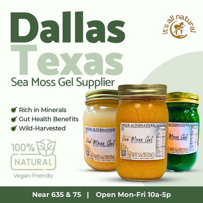 Sheer Alternatives St Lucia Sea Moss Gel | Turmeric | Ginger - Sheer Alternatives