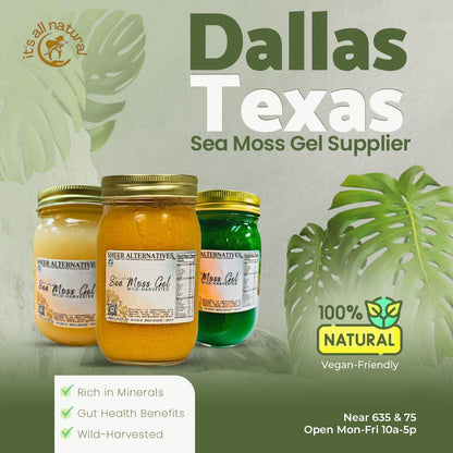 Sheer Alternatives St Lucia Sea Moss Gel | Turmeric | Ginger - Sheer Alternatives