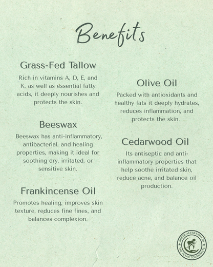 Sheer Alternatives Tallow Balm | Cedarwood Tallow Balm | Tallow